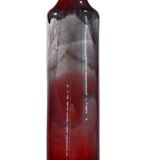 Artisanal ceramic vase 10x39cm, Éva Kondor, Hungary, 2010