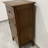 Meuble d'appoint en bois exotique