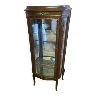 Vitrine en placage d'acajou, Napoléon III