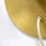 1960s table or floor lamp with a large glass ball from Sölken Leuchten