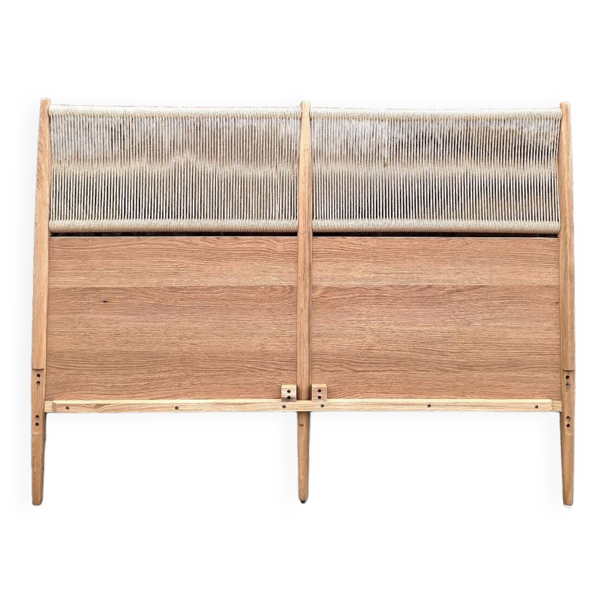 Malora headboard from La Redoute Interiors, woven rope furniture