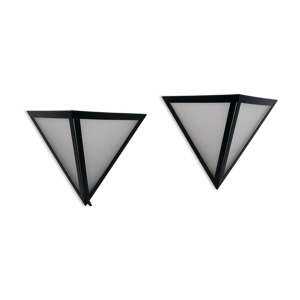Paire d'appliques murales Glashutte