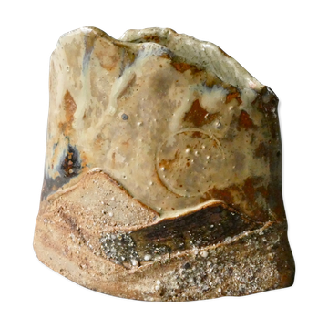 Vase en grès de Claude Gaget, la Borne, années 70