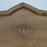 Mirror weathered wood ice beveled vintage 76 cm x 96 cm