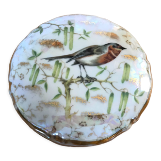 Antique Limoges porcelain jewelry box