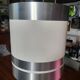 Large Vintage 1970 Space Age Chrome & Wood Lamp