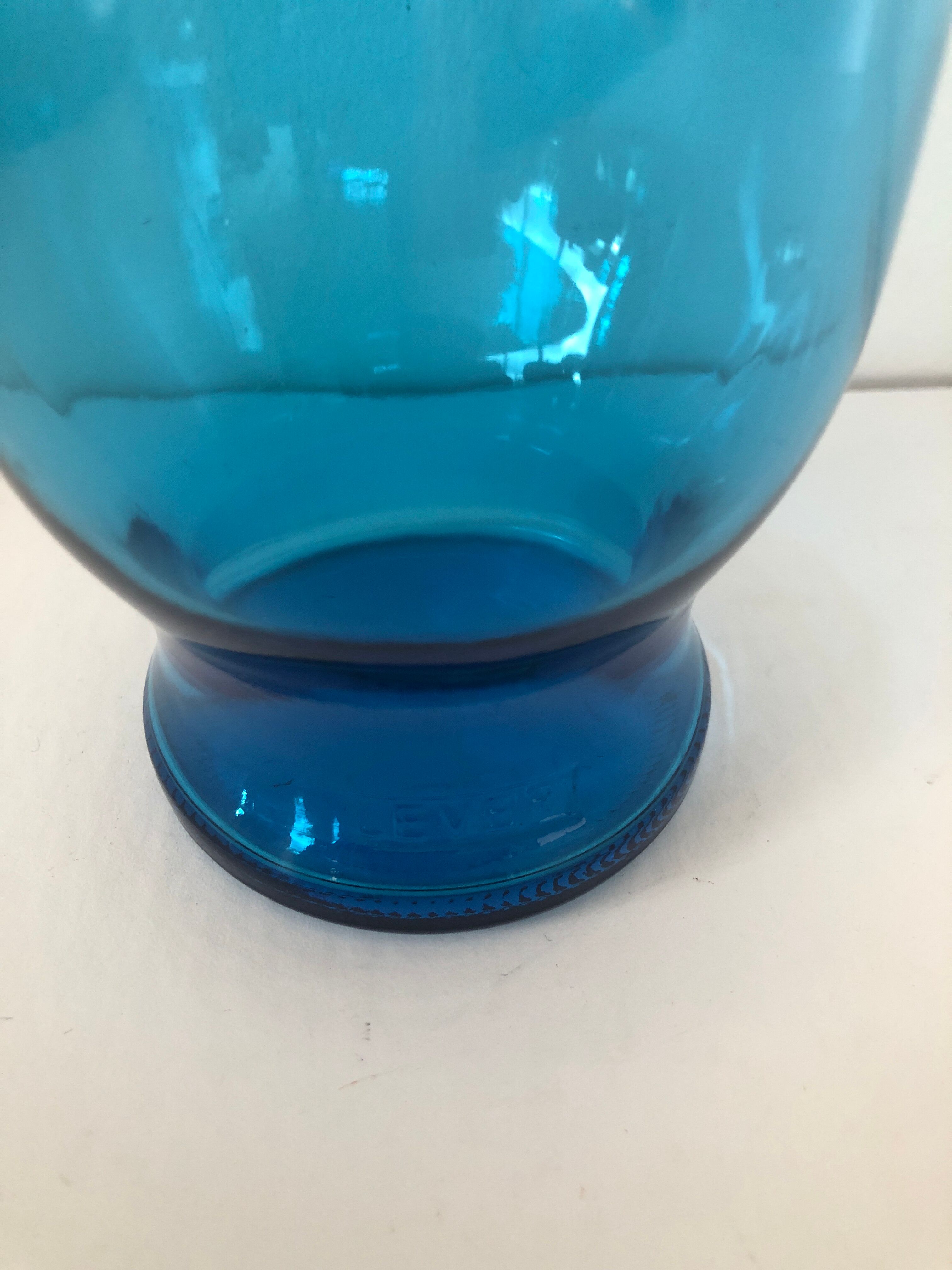 Vintage Lever Blue Bottle