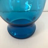 Flacon bleu Lever vintage
