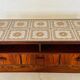 Vintage retro danish mid century rosewood and ceramic cabinet 1960s