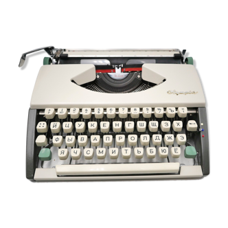 Olympia De Luxe Cyrillic Beige Typewriter Revised Ribbon New
