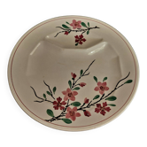 Asparagus plate Sarreguemines decoration sharp sharp early twentieth century