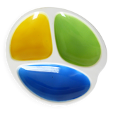 Multicoloured aperitif plate Gien 210773