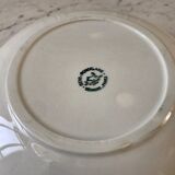 Plat creux Saint-Amand Céranord motif moulins années 60