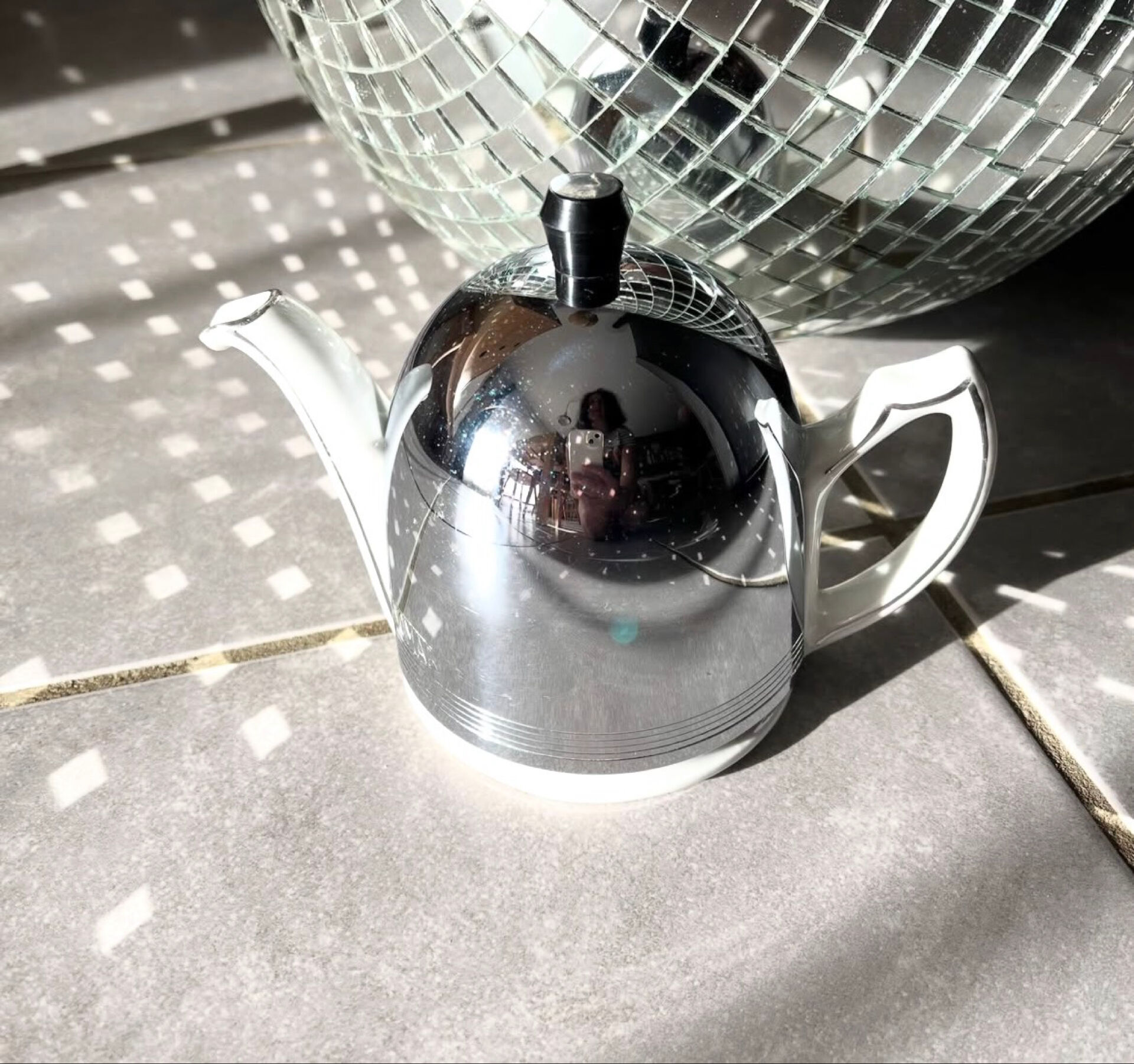 Vintage porcelain teapot