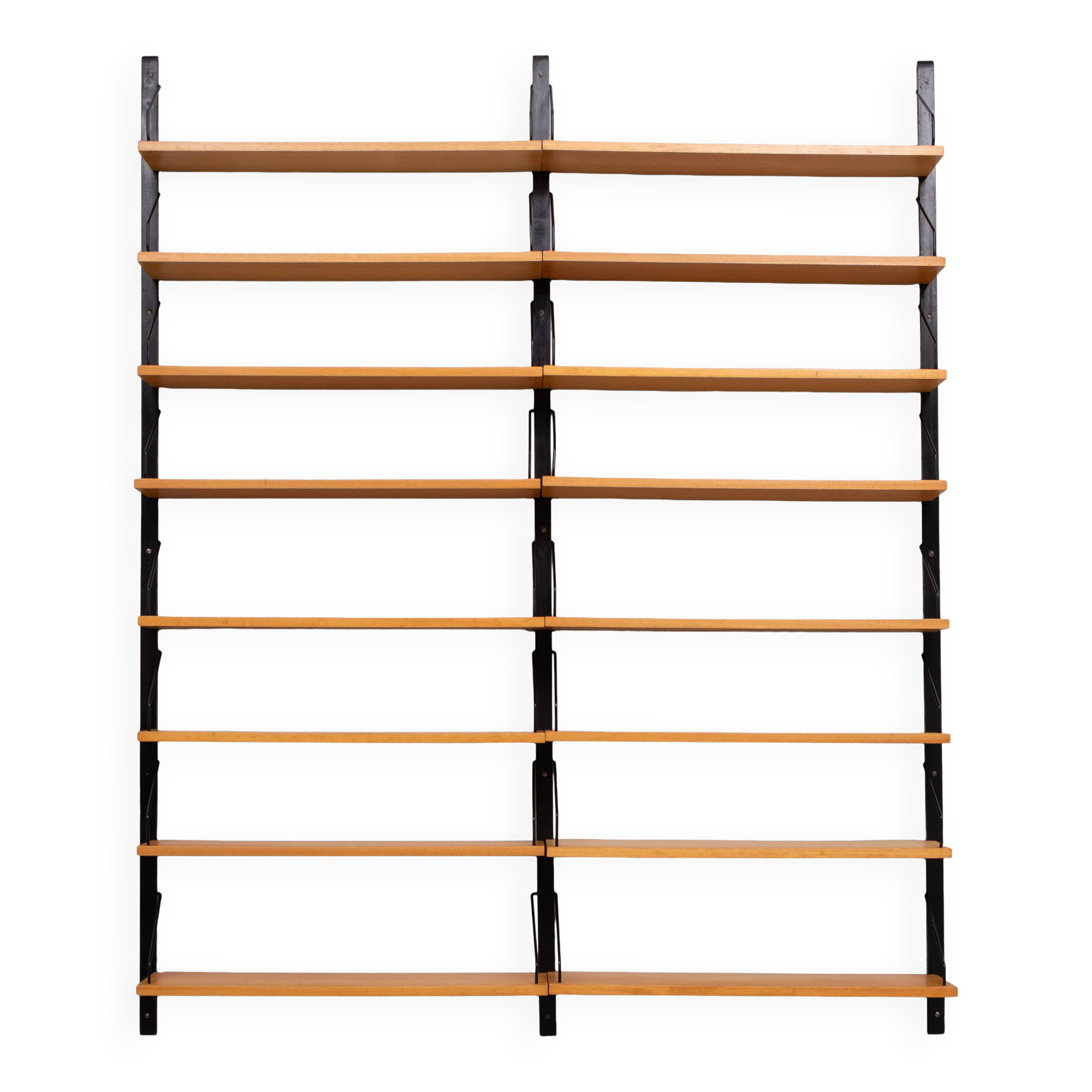 Poul Cadovius Royal System Beech wood Bookcase 1960s