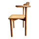 Brutalist teak chair