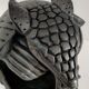 Zoomorphic ashtray armadillo black ceramic signed