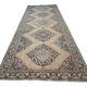 Vintage Turkish hallway rug 143x391 cm