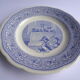 6 talking dessert plates Gien Museum