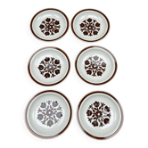 6 assiettes creuses 