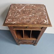 Chevet en bois avec rangement livres