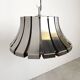 Mid-century steel suspension lamp by E. Martinelli for Martinelli Luce