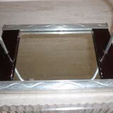 Bonbonnière on art deco mirror tray 1930