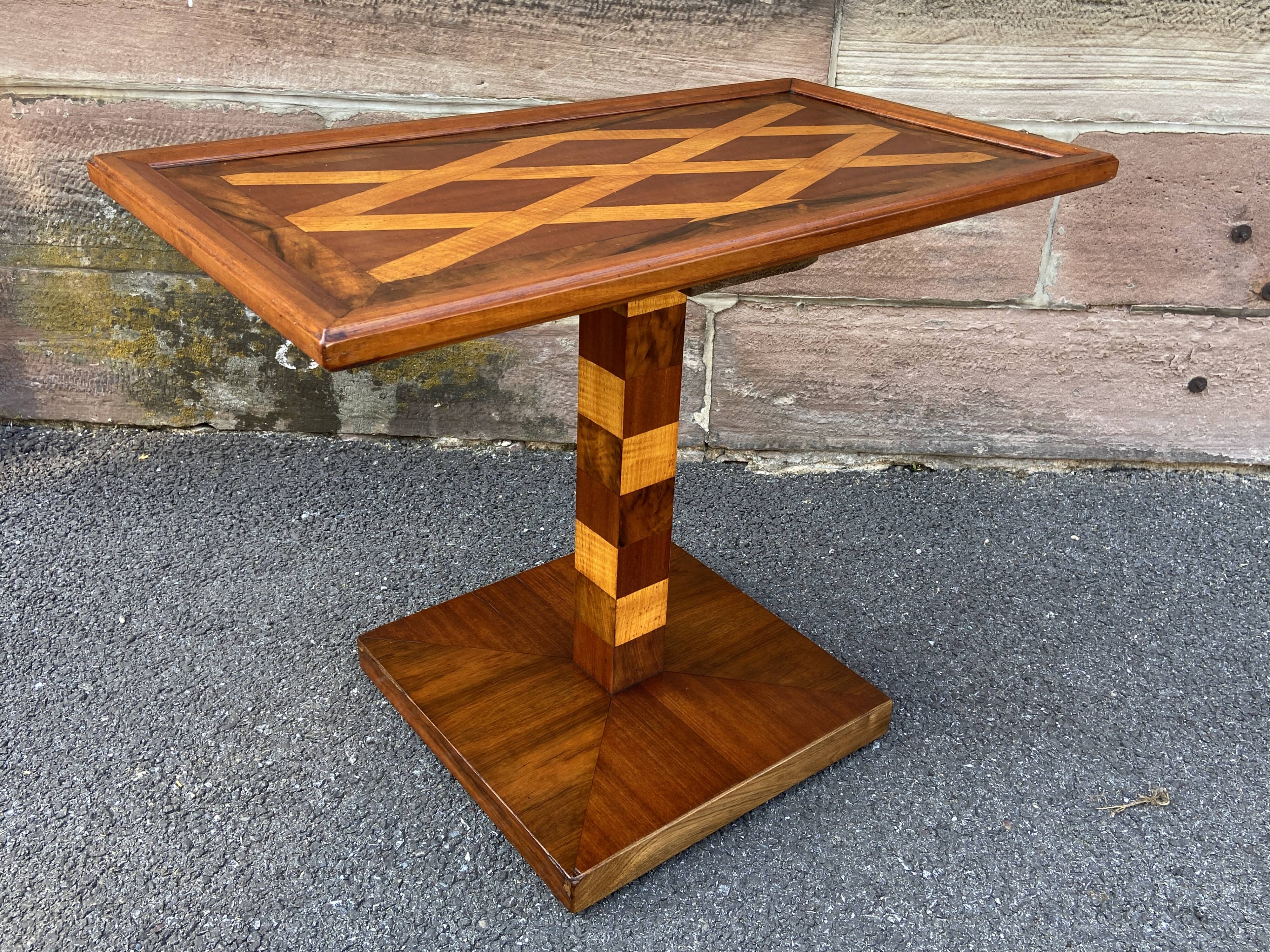 Art Deco Jugendstil Modernist Marquetry Console Coffee Table