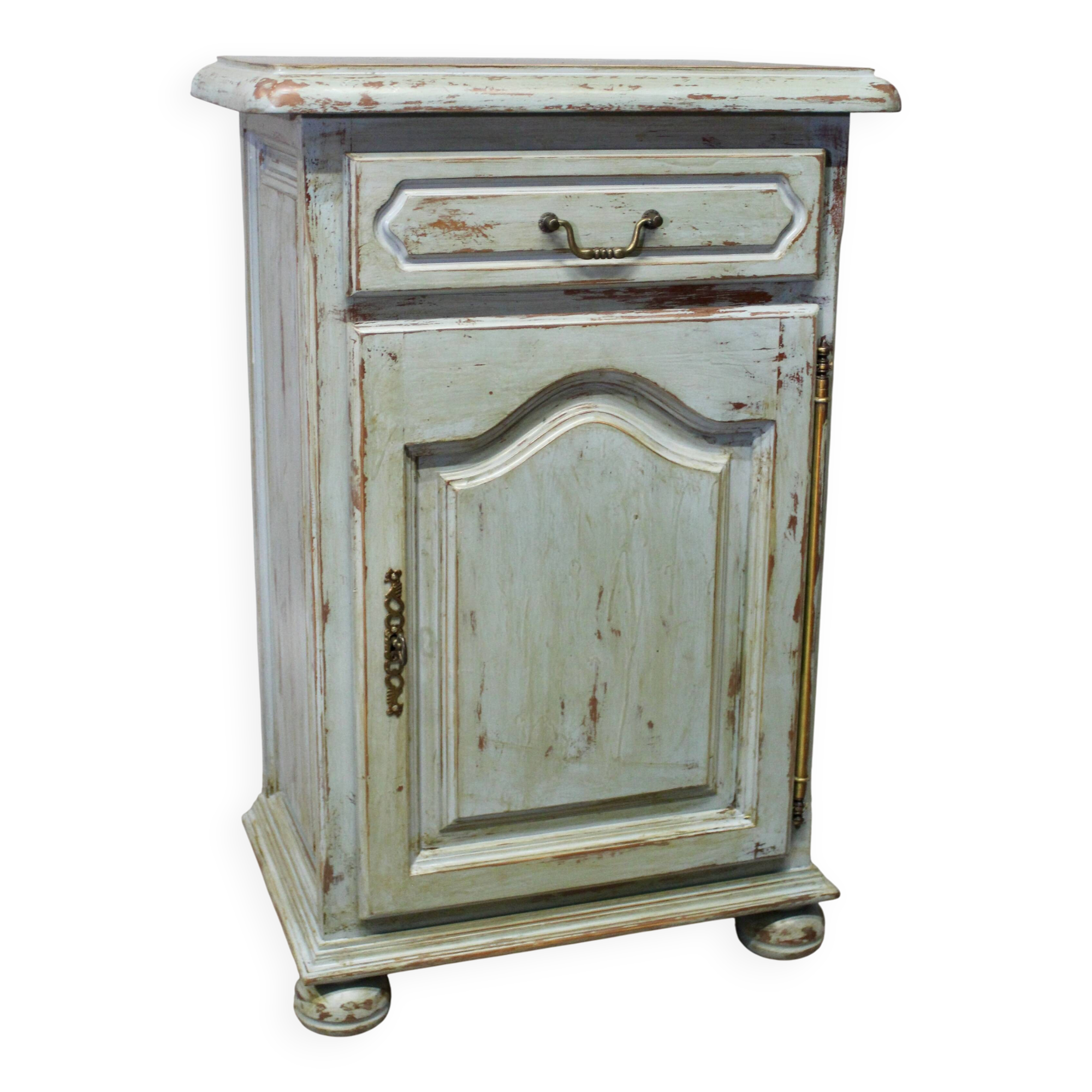 Cherry wood patinated cupboard Provence