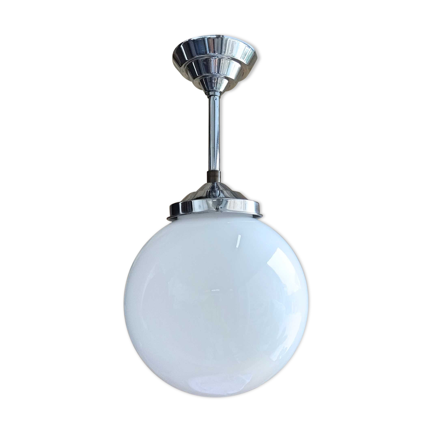 Suspension art deco large-format ball - 25 cm
