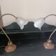 Pair of Art Nouveau style lamps
