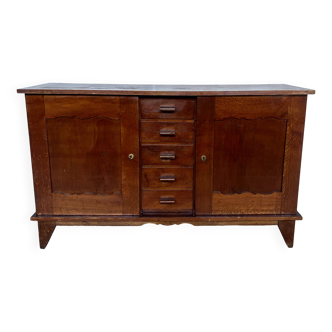 René Gabriel oak sideboard 1950 vintage design