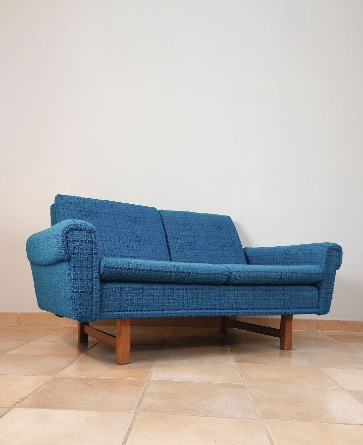 Norwegian sofa 2 seater, vintage Scandinavian 1960s