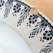Three soup plates in Terre de fer, Sarreguemines, Algiers