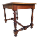 Table bureau Louis XIII en noyer • Petite table de milieu style Renaissance