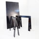 Wooden table by De Pas, D'Urbino, Lomazzi, produced by Acerbis, 1960s, Italy.