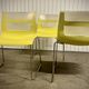 Chaises design jaune et chrome Chaise - Otto B&B Italia– vintage / déc
