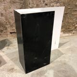 Series of 10 white laqué metal wall light 1960s