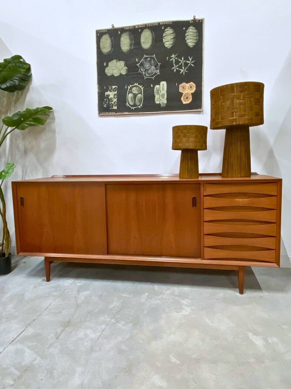 Danish enfilade, model OS 29 by Arne Vodder for Sibast, 1960