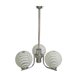 Vintage chandelier with 3 globes