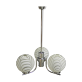 Lustre vintage avec 3 globes
