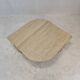 Italian travertine coffee table, 1980's