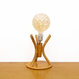 Bamboo Table Lamp, Spain, 1970s