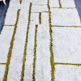 Handmade pure wool rug, size 150/250 cm.