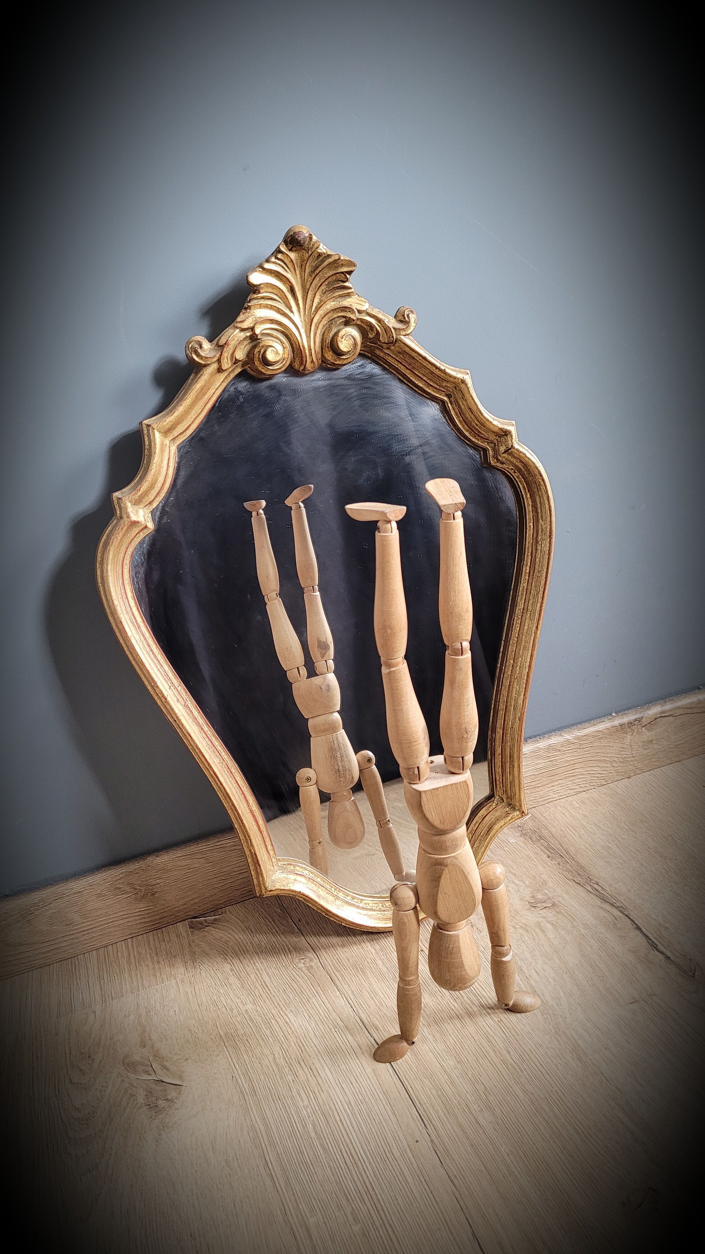 Baroque Golden Mirror 12 49x32cm
