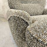Vintage wool armchair