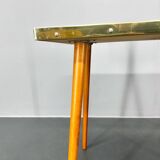 Petite table d'appoint en verre du milieu du siècle, Allemagne