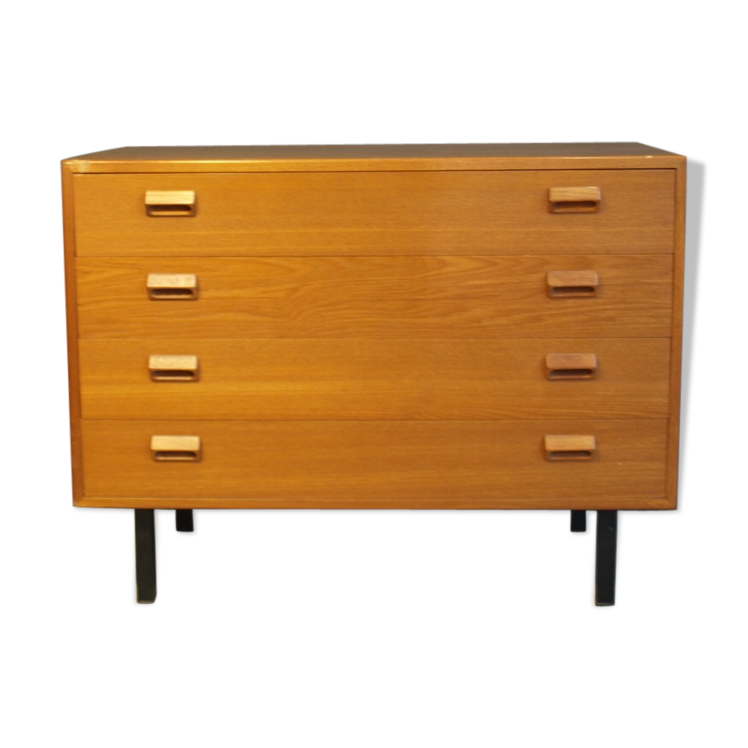 The 1960s teak chest of drawers