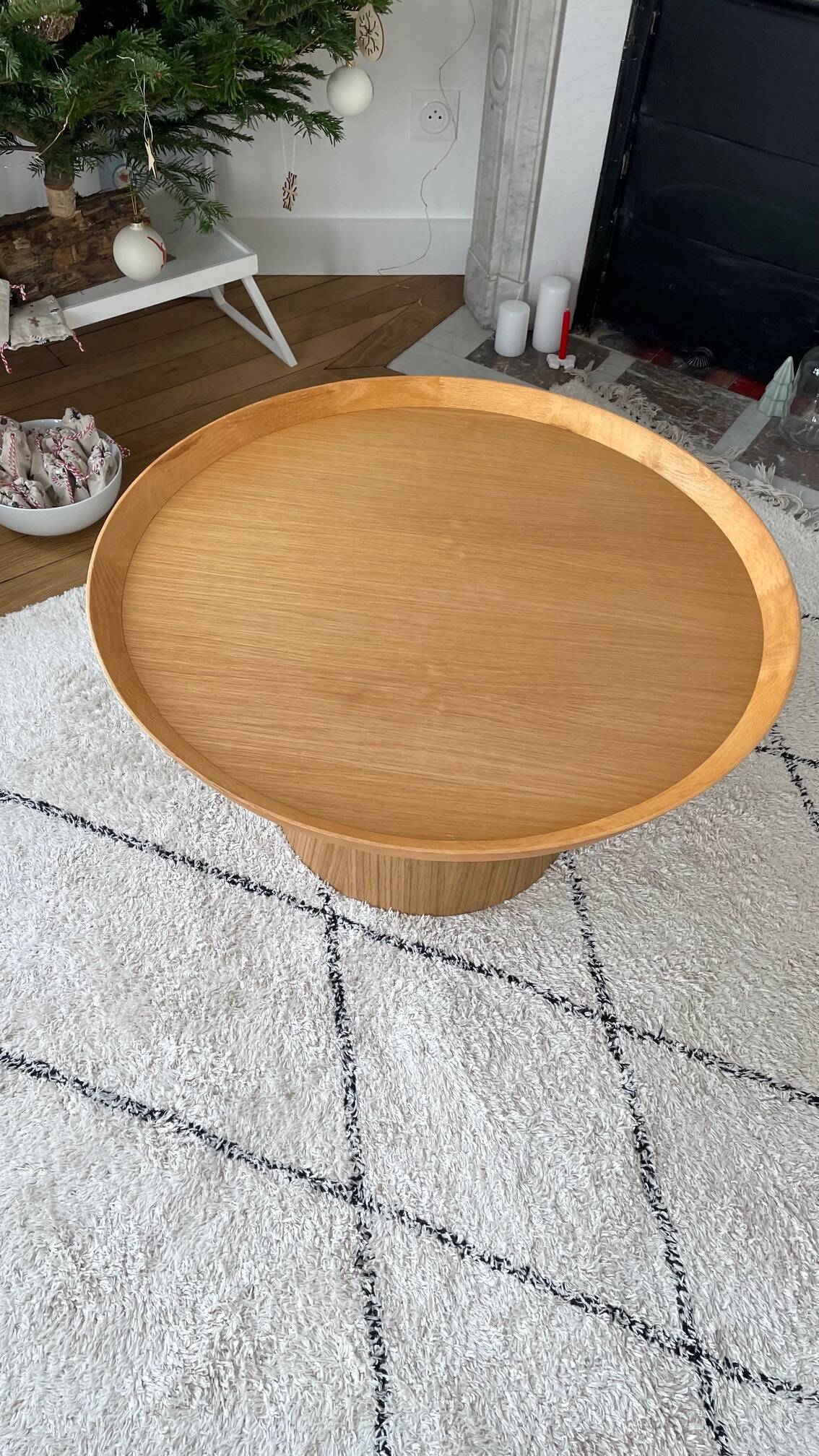 Oak coffee table