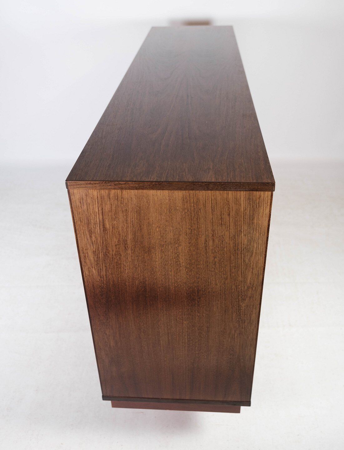 Low buffet with jealousies doors in rosewood from the 60s